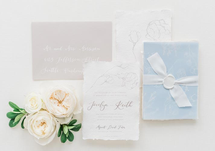 French Countryside Wedding Inspiration Stationary suite