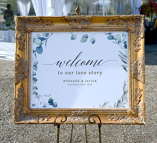 Welcome Wedding Sign