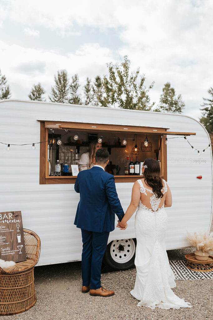 Cactus Cantina Bar Trailer at Mount Peak Farm