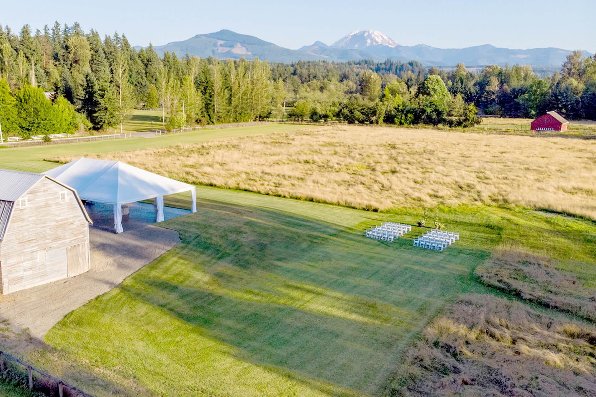 Mount Peak Farm Drone overview