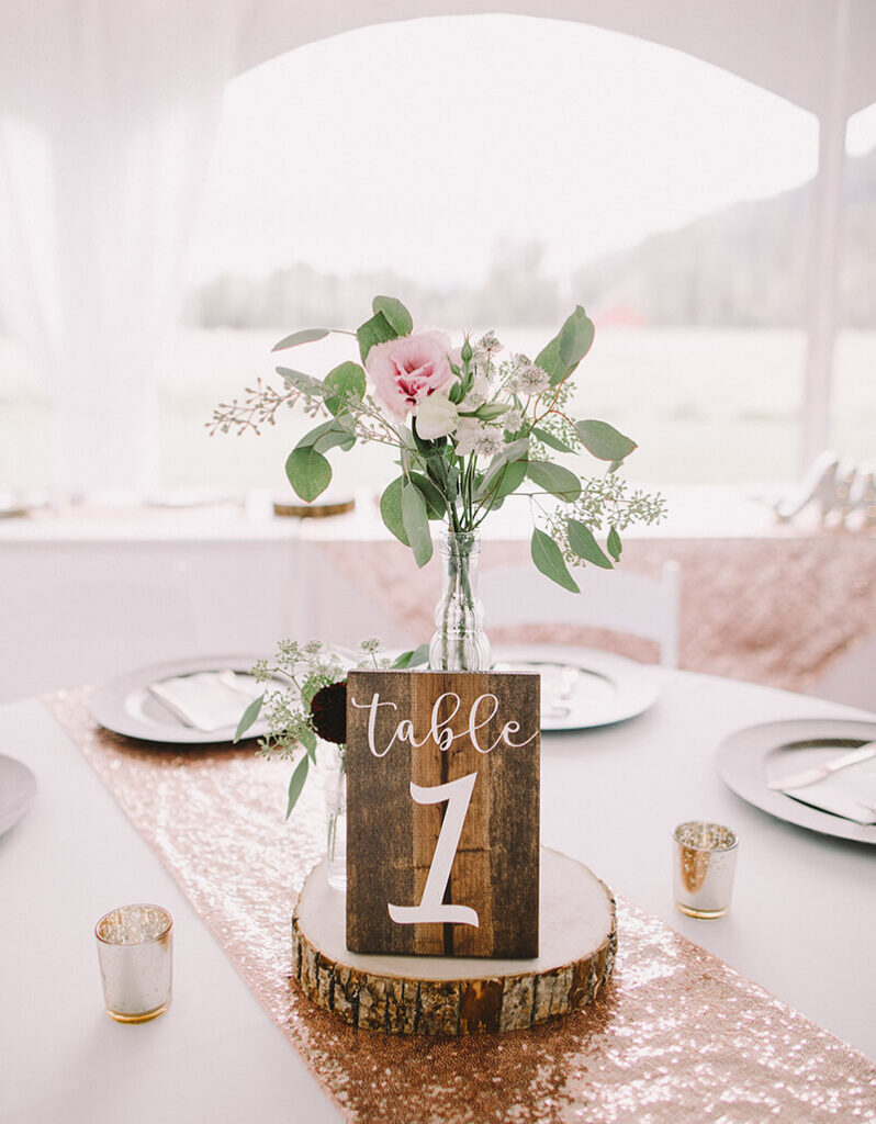 Table Decor at Mount Peak Farm